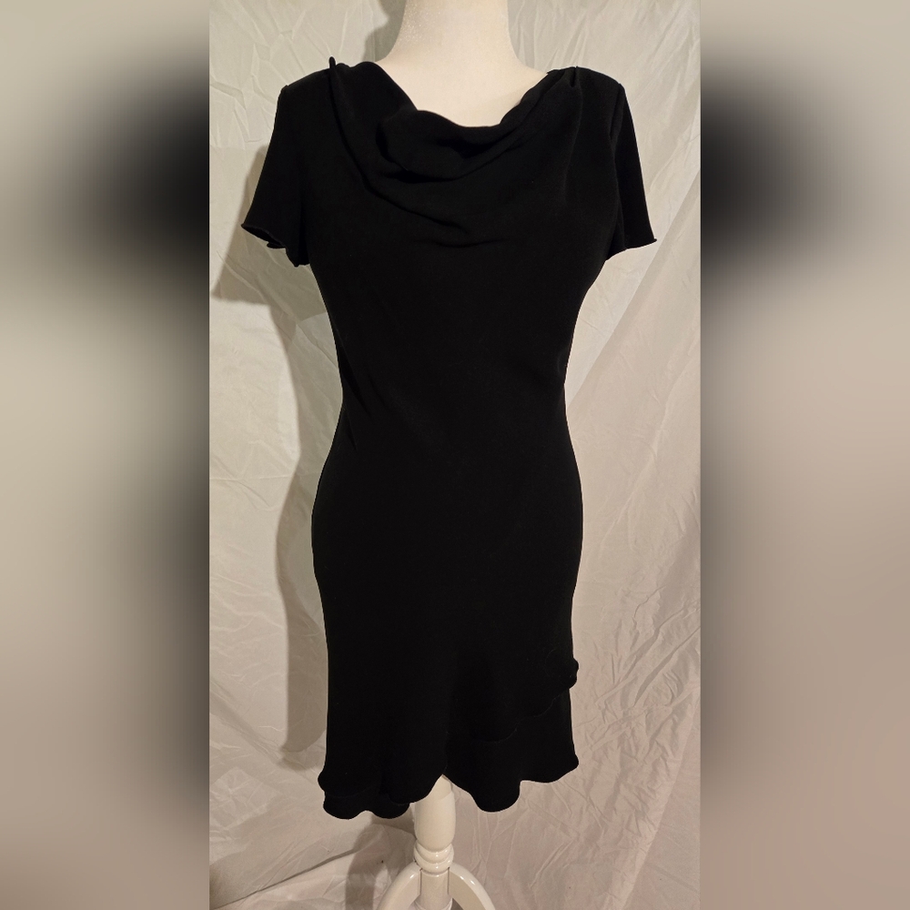 S.L. Fashions Simple Black Women's Dress